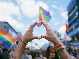 Pride, LGBT community illustration, AI generated
