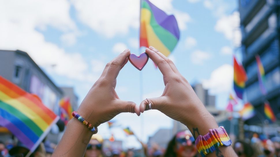 Pride, LGBT community illustration, AI generated