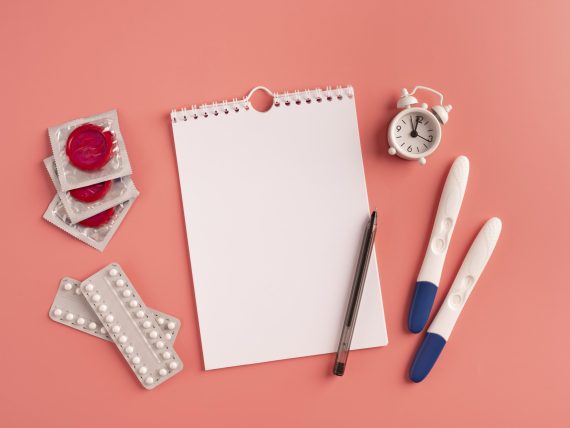 sexual-health-prevention-still-life-flat-lay